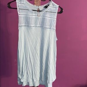 Tunic style sleeveless blouse